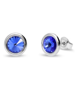 SPARK KOLCZYKI TINY BONBON STUDS SAPPHIRE