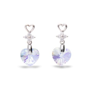 SPARK KOLCZYKI PETITE HEART AURORA BOREALE