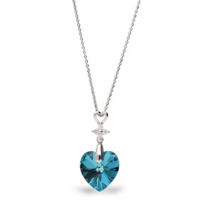 SPARK NASZYJNIK PETITE HEART BERMUDA BLUE