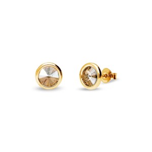 SPARK KOLCZYKI TINY BONBON STUDS GOLDEN SHADOW