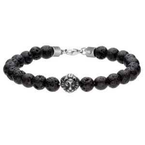 Bransoletka męska skórzana