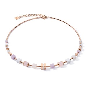 NASZYJNIK ROSE BEIGE 