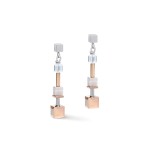 KOLCZYKI ROSEGOLD-SILVER 