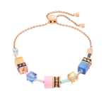 BRANSOLETKA LIGHT BLUE-ROSE