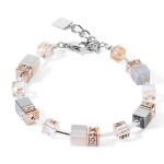 BRANSOLETKA PEACH ROSE GOLD