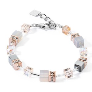 BRANSOLETKA PEACH ROSE GOLD