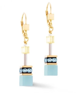 KOLCZYKI TURQUOISE YELLOW