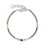 BRANSOLETKA  GREY CRYSTAL