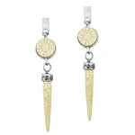 KOLCZYKI BIAŁY ŁABĘDŹ