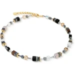 NASZYJNIK GREY BROWN