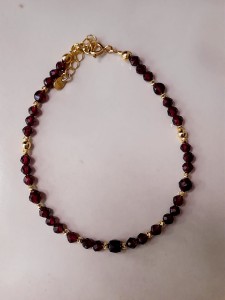 BRANSOLETKA Z GRANATEM