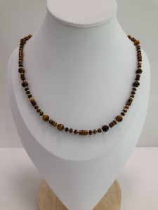 AURA NASZYJNIK TYGRYSIE OKO