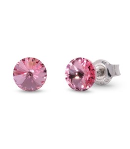 SPARK KOLCZYKI SMALL CANDY STUDS LIGHT ROSE