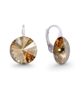 SPARK KOLCZYKI SWEET CANDY LARGE GOLDEN SHADOW