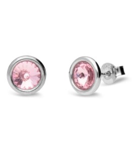 SPARK KOLCZYKI TINY BONBON STUDS LIGHT ROSE