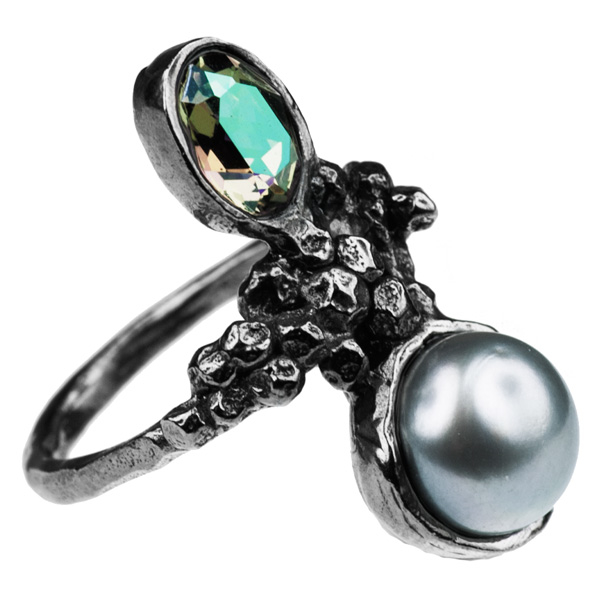 Pierścionek srebrny Motyle Wyspa Skarbów